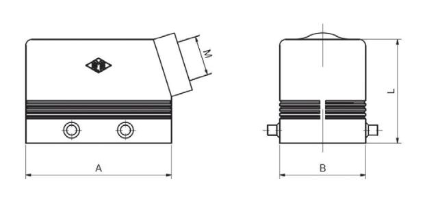 Side Entry Hood M32, Double Lever