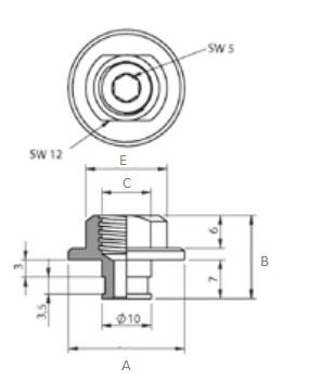 Fitting for Vaccum Cups 251