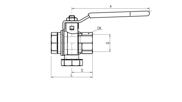 Ball Valve with Integrated Filter and Magnet