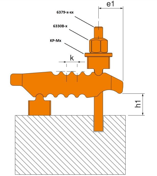 Crocodile” Clamp - Double Sided