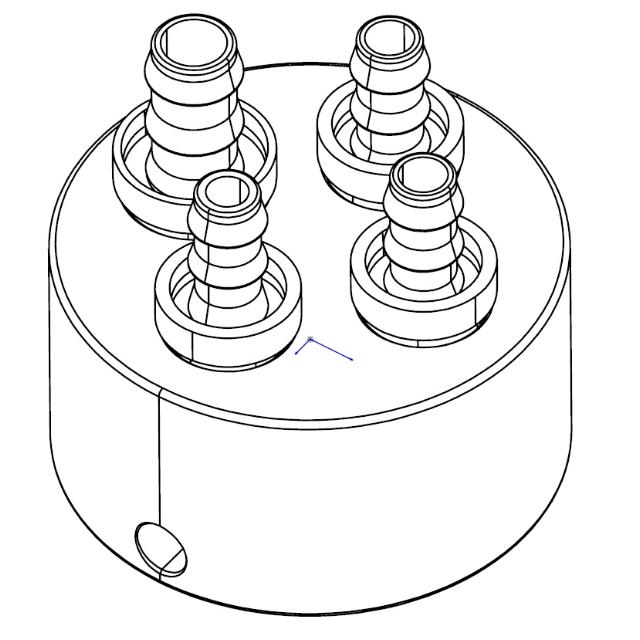 HAT-07 - Holding Device - Threaded Hosetails 