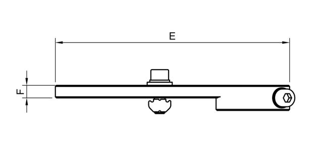 Long Angle Clamp With Ball Joint