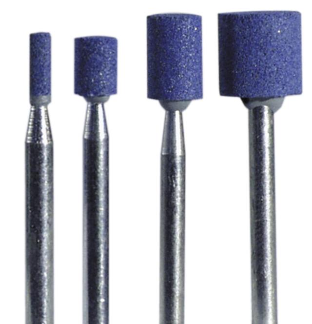 Blue Stones Grinding Points, Shank Ø 3 x 40 mm - Cylinder