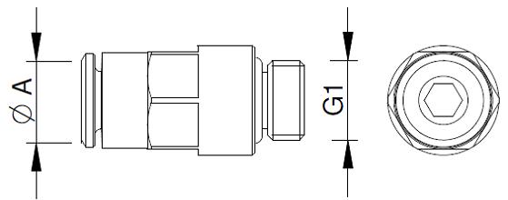 Straight Connector