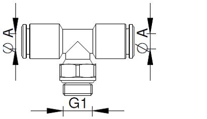 Threaded T-Connector