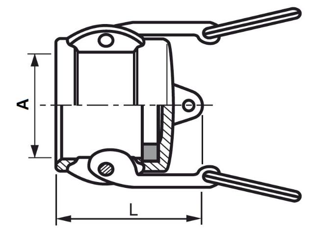 Dust Cap Lever Coupling  TYPE DC