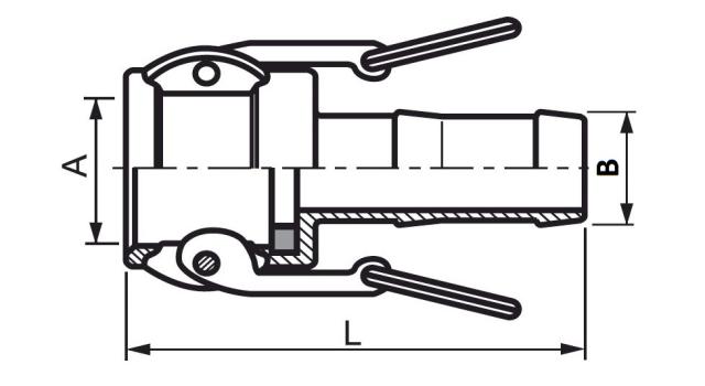 Hose Tail Lever Coupling TYPE C