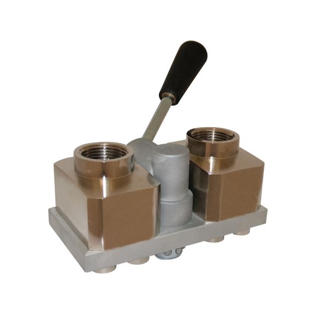 Coupling plate with Inlet and Outlet Female collector