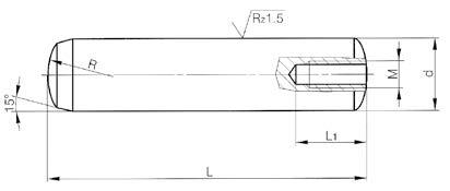 Dowel Pins - Threaded, DIN 7979