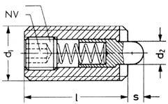 Spring Plunger, Pin Type