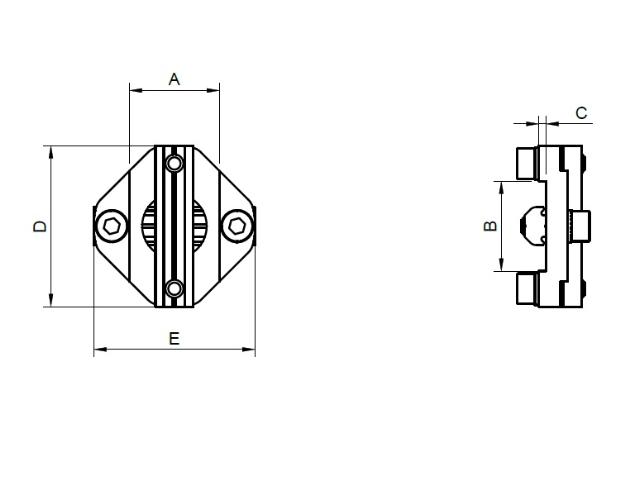 Profile Cross Joint Connector