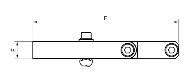 ACLSB - Long Angle Clamp - Swivel Head and Ball Joint 