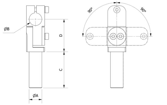 Gripper Elbow Arm Heavy Duty