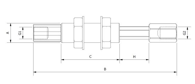 Telescopic Suspension Threaded Body (Non-rotative)