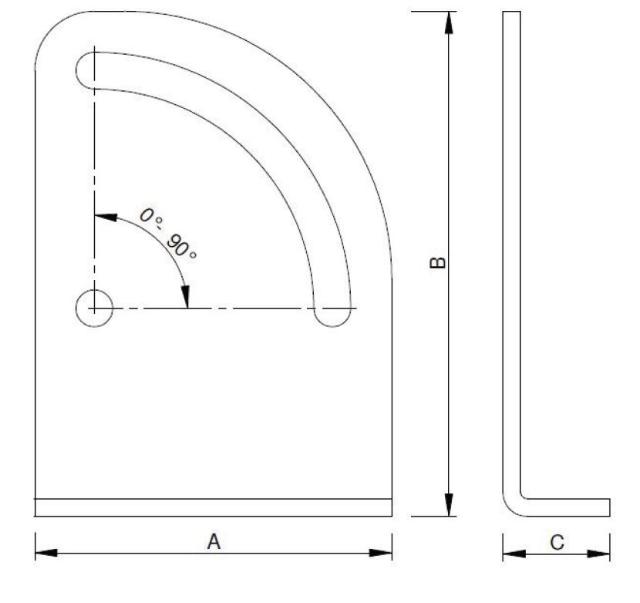 Swivel Mounting Bracket for Air Nippers - Part B