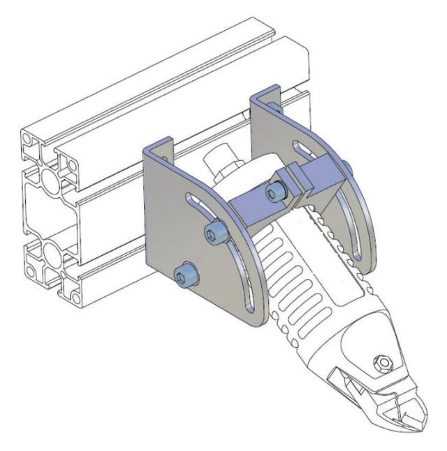 Swivel Mounting Bracket for Air Nippers - Part B