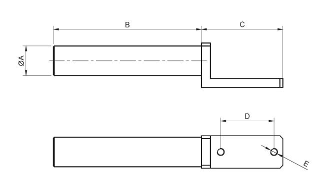 MB.ZC. – Mounting Bracket for Compact Cylinder