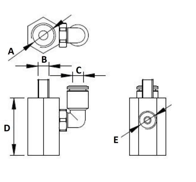 VCA. – Adapters for Vacuum Cups