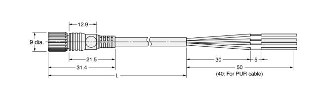 M8 Screw-on Cable Connectors