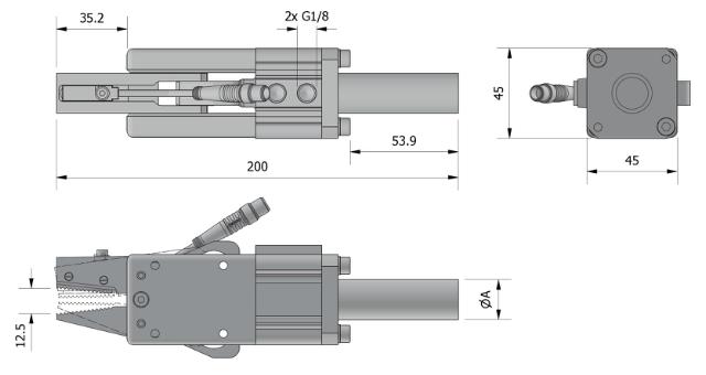 Power Grippers GSZ.32 Series - with Sensor