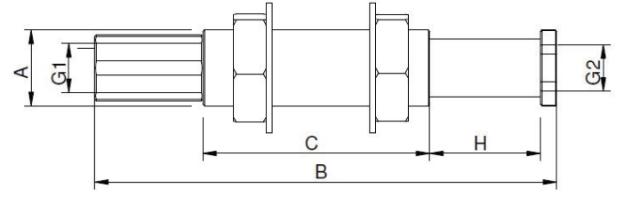 Telescopic Suspension Threaded Body (Rotative)