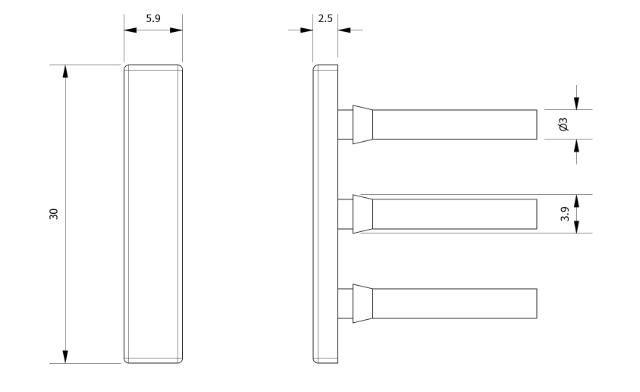 GZ-VIT - Jaw Insert Pad - Viton